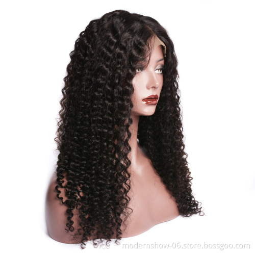 Pre Plucked Lace Closure Hair Wig Density 150 Curly 4*4 Lace Closure Human Hair Wigs